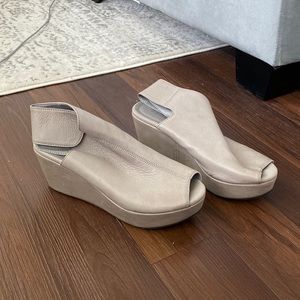 Chocolate Blu Cutout Wedge Sandal